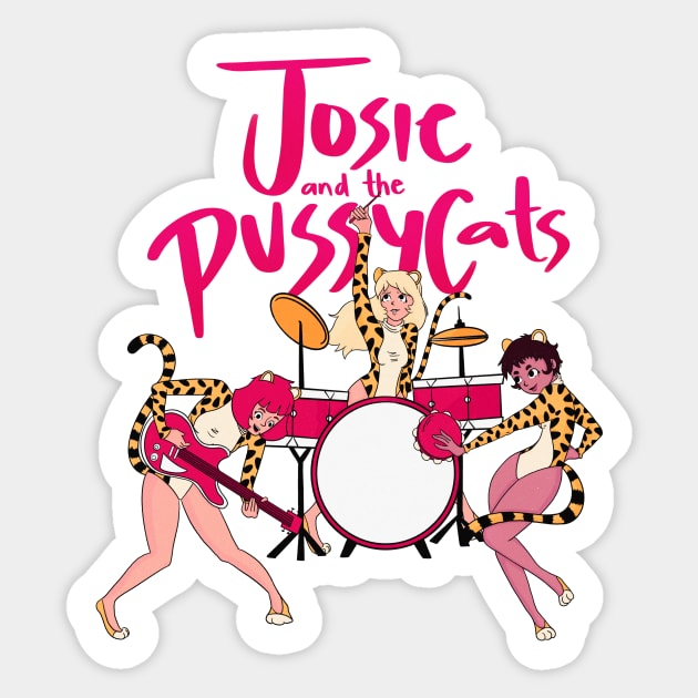 Josie and the Pussycats Sticker by okosketch